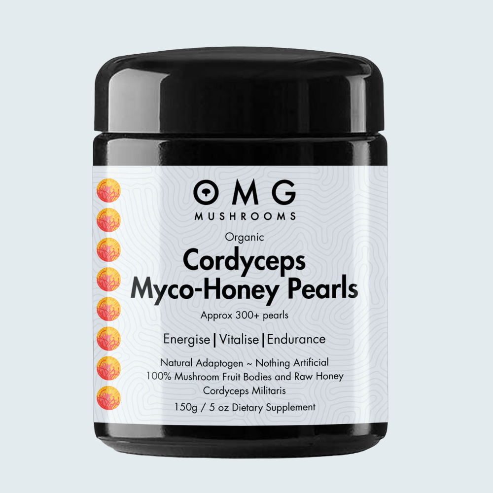 Cordyceps Myco Honey Pearls functional, medicinal mushrooms