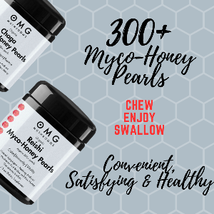 300+Myco Honey Pearls - Traditional chinese Recipe. Convenient way to take your mushroom supplements.