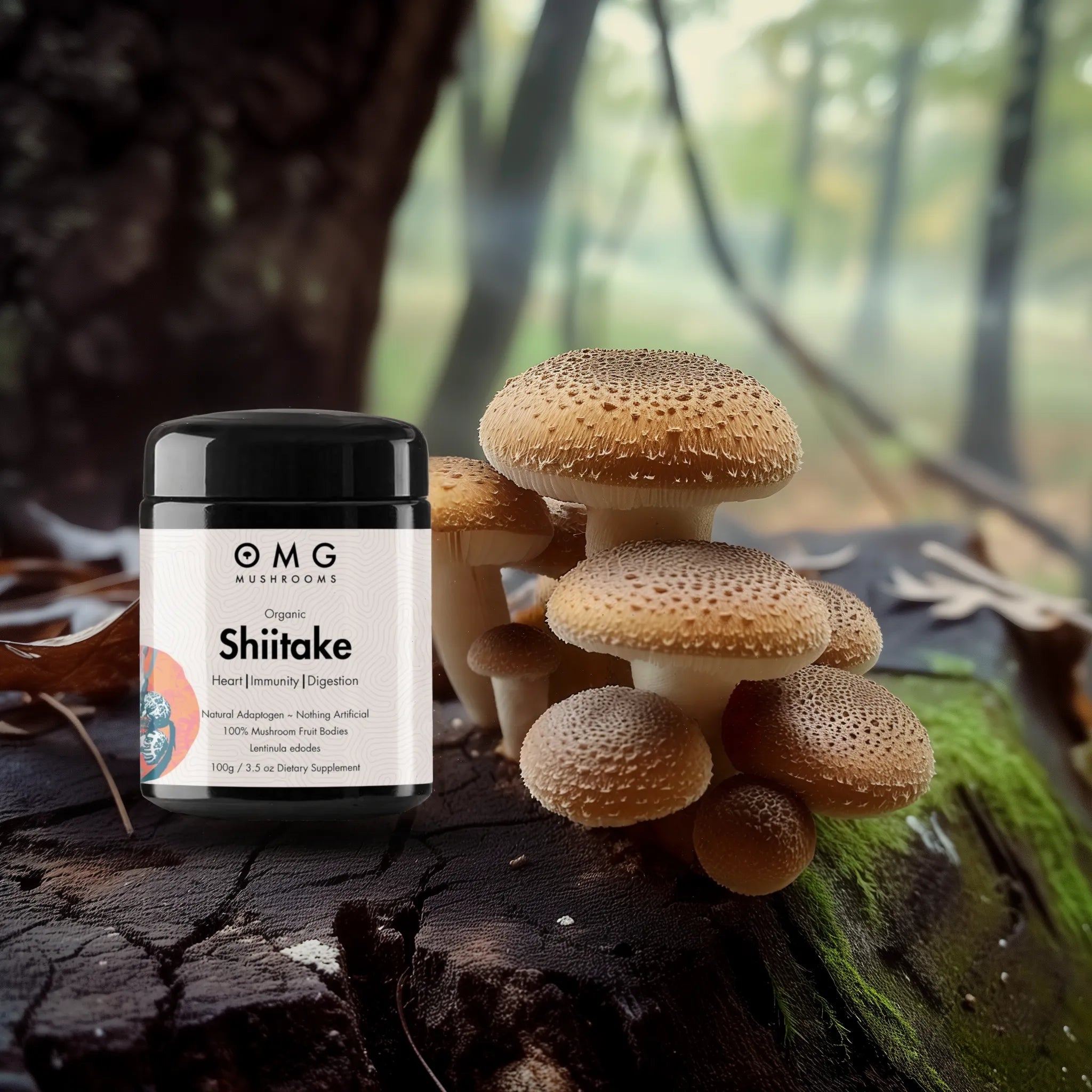 OMG Mushrooms SHIITAKE  promo only